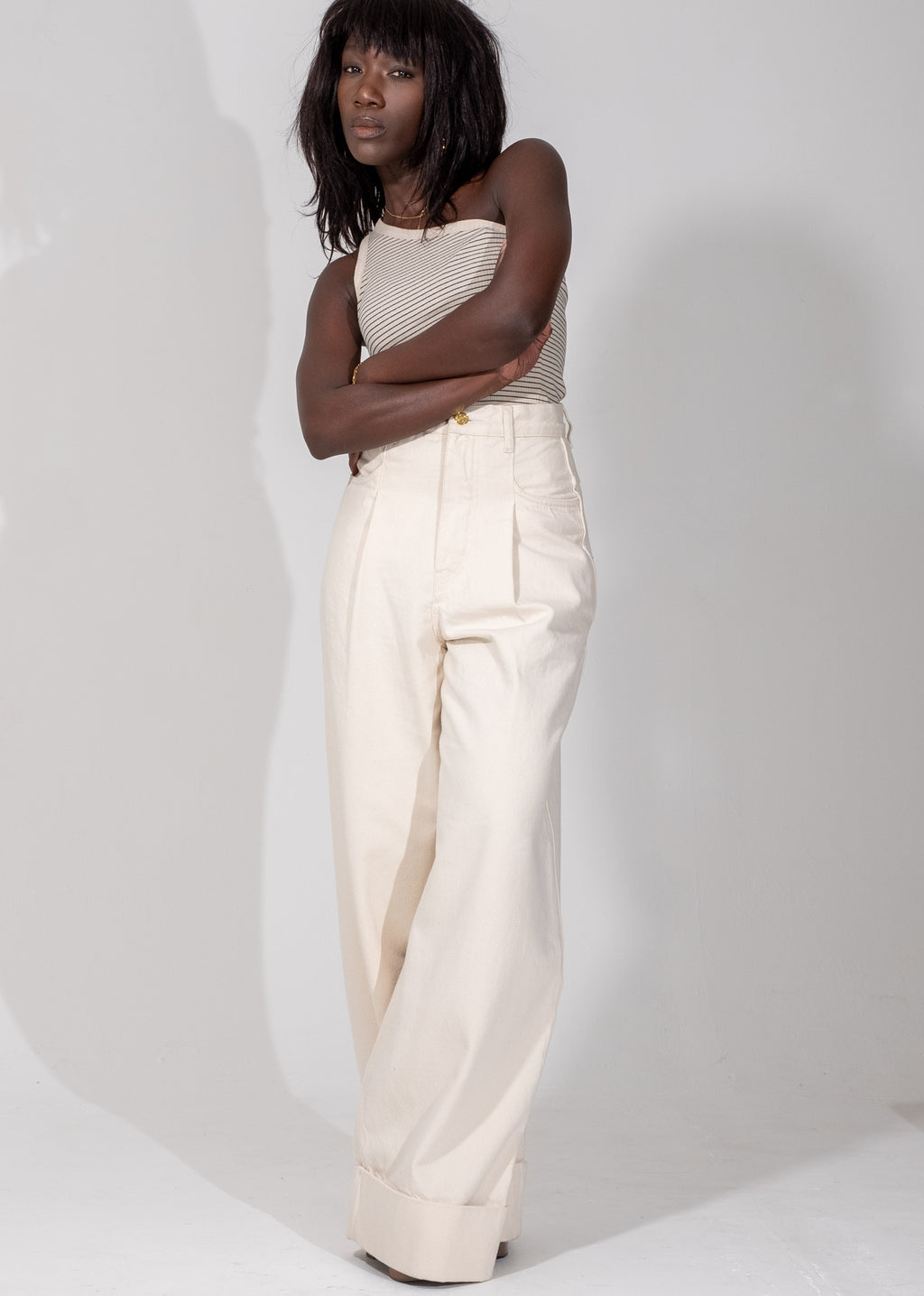 Wadou Jeans - Ecru - CEHTR Ltd