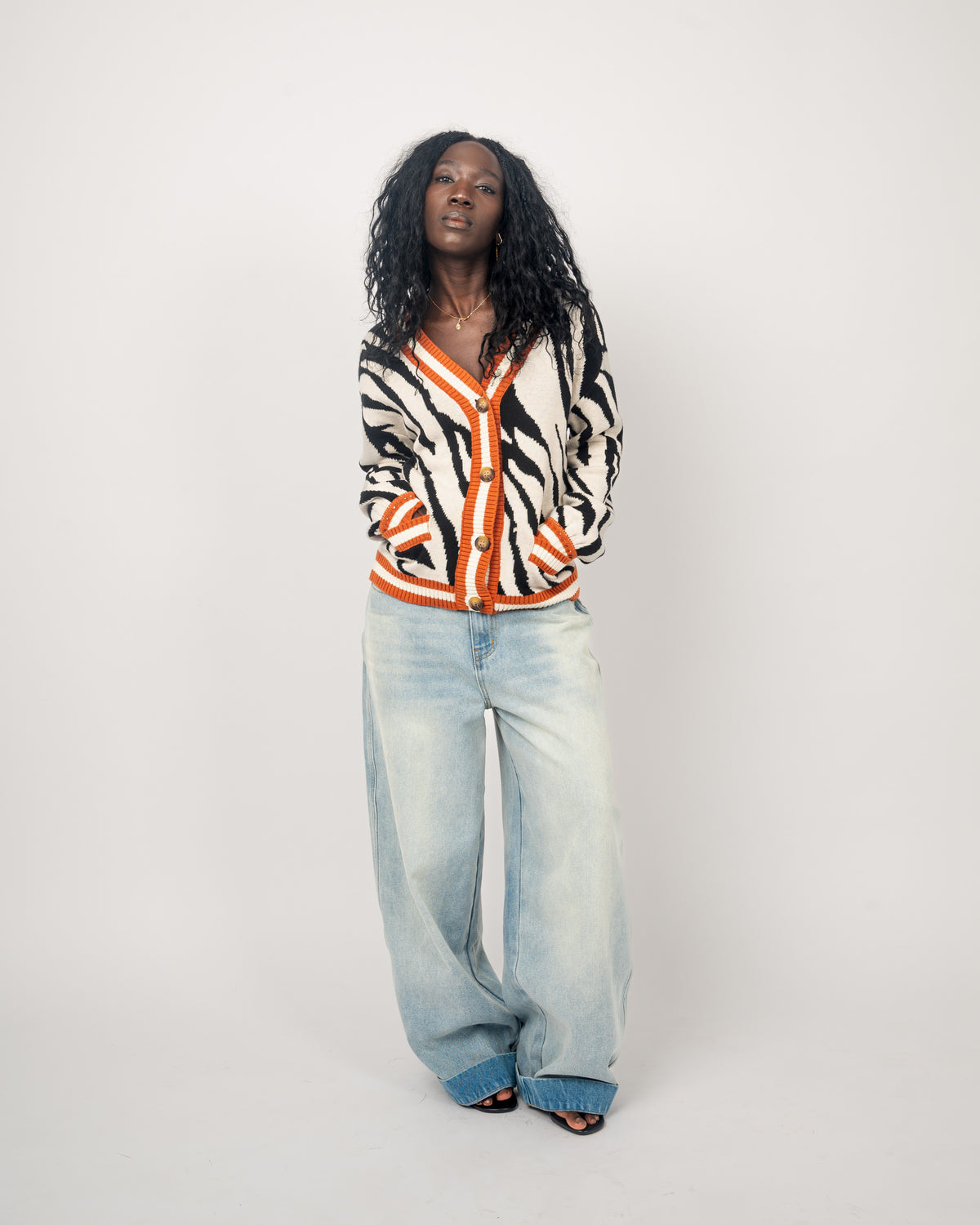 SANDRA CARDIGAN - Zebra - CEHTR Ltd