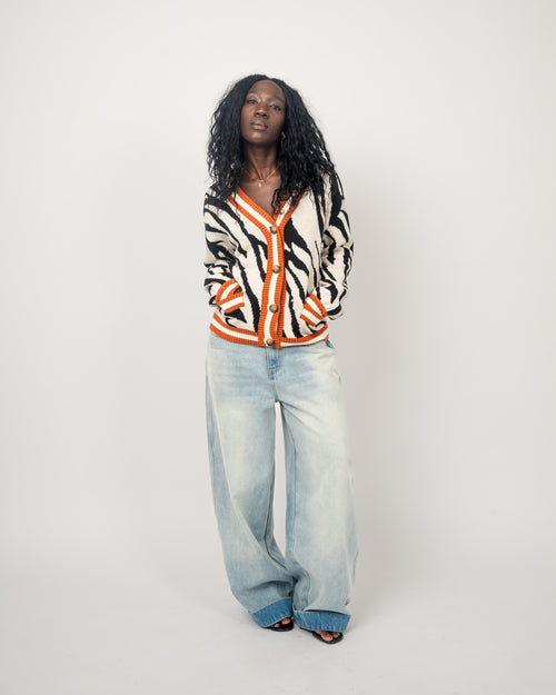 SANDRA CARDIGAN - Zebra - CEHTR Ltd