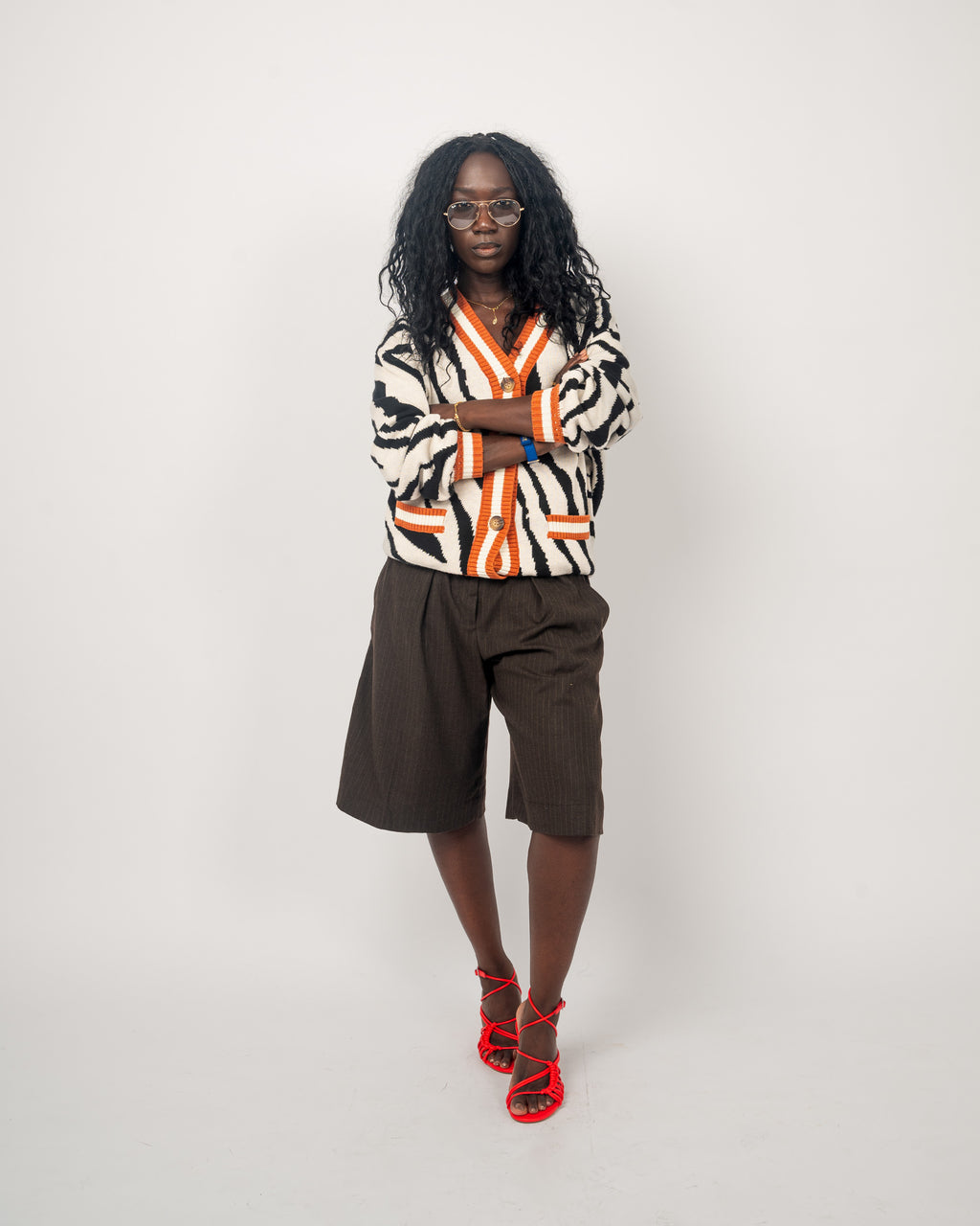 SANDRA CARDIGAN - Zebra - CEHTR Ltd