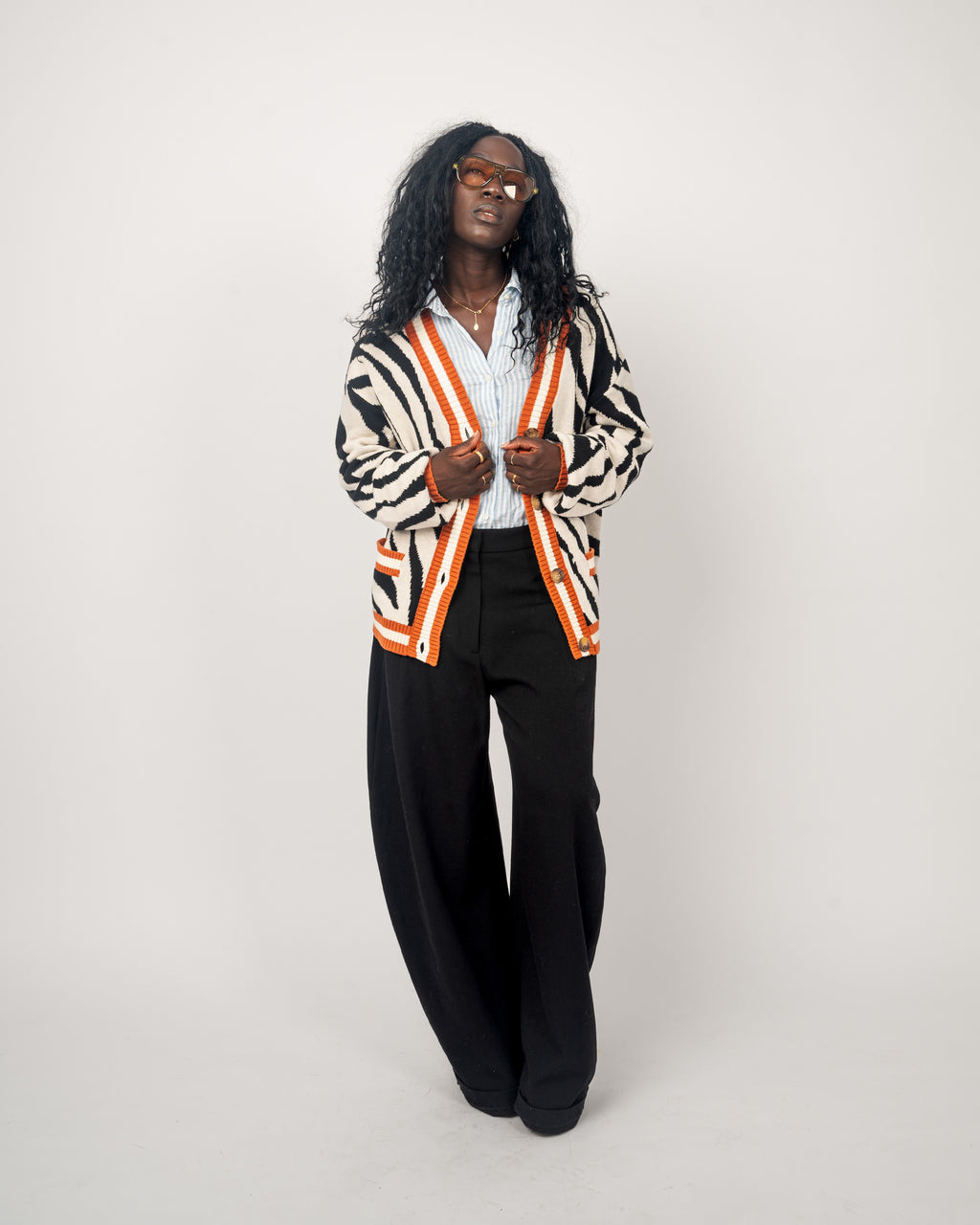SANDRA CARDIGAN - Zebra - CEHTR Ltd