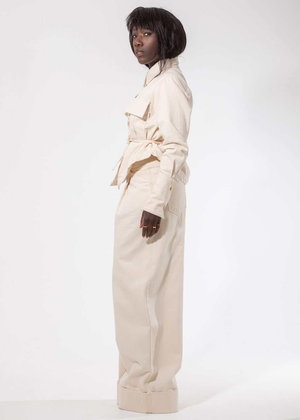 Wadou Shacket - Ecru - CEHTR Ltd