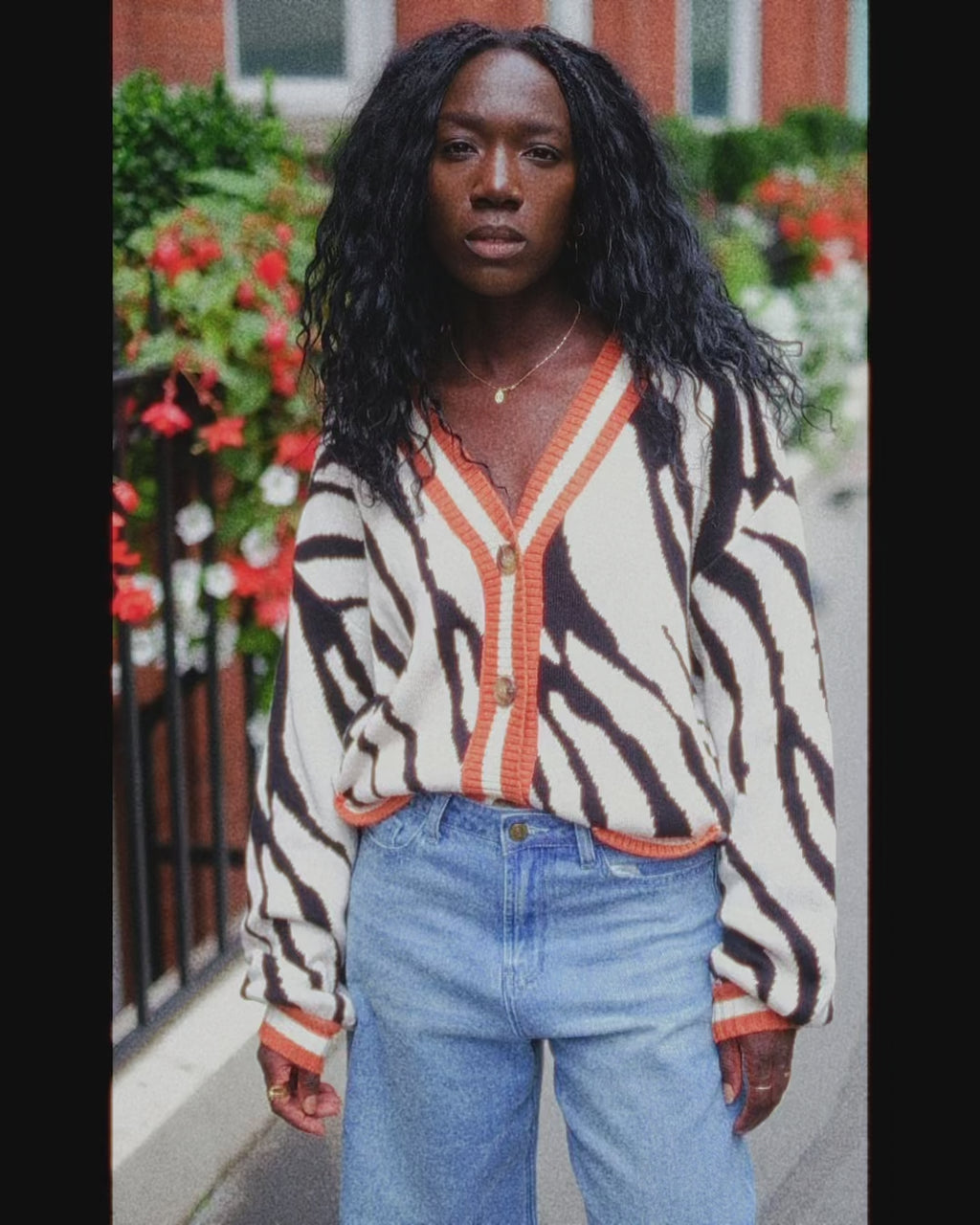 SANDRA CARDIGAN - Zebra