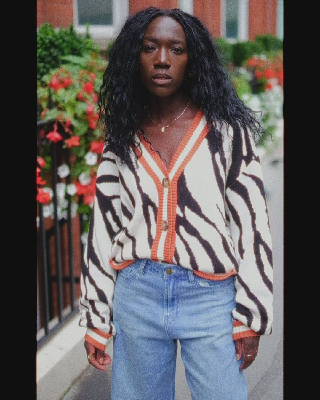 SANDRA CARDIGAN - Zebra